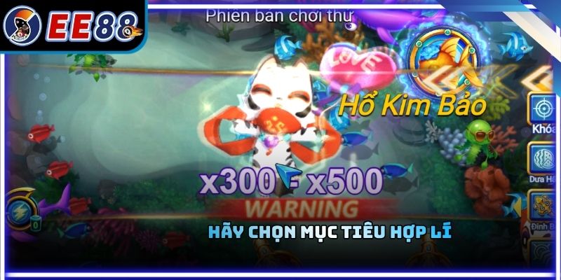 Hãy chọn mục tiêu hợp lí