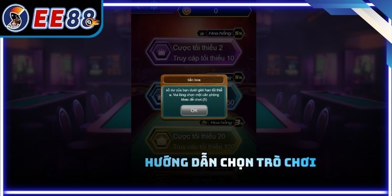 Hướng dẫn chọn trò chơi